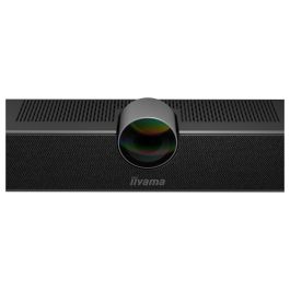 iiyama UC CAM120ULB-1 Cámara Web 4K UHD 12MP con Ángulo de 120°, Zoom 5x, Micrófonos, USB-C para Videollamadas y Streaming