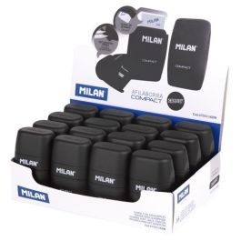 Milan Afilaborras Compact Shadow Caja Expositora 16 Ud Sacapuntas Doble Con Goma de Borrar Suave para Lápices Precio: 32.79000054. SKU: B1F99YYG48
