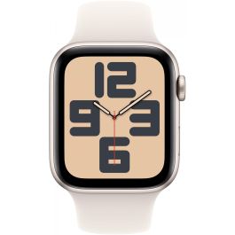 Apple Watch SE GPS + Cellular 44mm con Caja de Aluminio Starlight y Correa Deportiva Starlight M/L