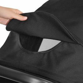 HAUCK HAU4007923148549 Cochecito Todoterreno Rapid de 3 Ruedas con Plegado Rápido con una Mano - Negro