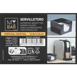 Inde Servilletero Cocktail Plastico 12.7 x 8.6 x 12.6 cm My Bar (24 Unidades) Inde Servilletero Cocktail Plastico 12.7 x 8.6 x 12.6 cm My Bar (24 Unidades)