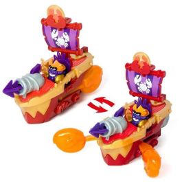 Barco piratix pirate ship con su capitan, tesoro exclusivo y moneda (sky hunter o sea crusher) 15,7x20x7,4cm - modelos surtidos