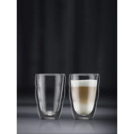 Bodum Juego de 6 Vasos Térmicos Pilatus de Doble Pared - 0,35 l - Transparente
