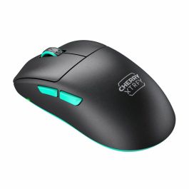 Cherry XTRFY M68 Wireless Ratón Inalámbrico Negro Turquesa 26000 DPI RF 2.4 GHz USB Tipo C