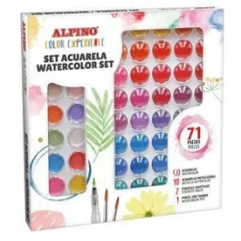 Set Watercolor Color Experience 71 Pzas Alpino AQ001040 Precio: 17.5000001. SKU: B1G8L96ZZN