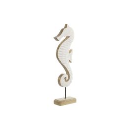DKD Home Decor Decoración Mediterraneo Blanco Natural Mango Metal Caballo Hecho a Mano 5 x 38 x 12 cm Precio: 9.5000004. SKU: B14DSLDWLQ