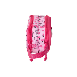 SAFTA Portatodo 3D Hello Kitty Doble Compartimento 21x6x8cm