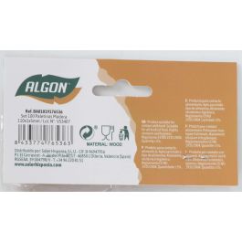 Set de 100 paletinas de madera Algon 110x1x5 mm (24 Unidades)