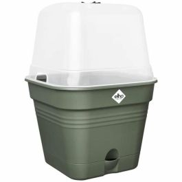 Maceta Elho Con Tapa Verde Plástico Ø 20 cm