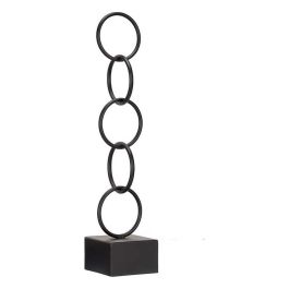 Figura Decorativa Aros Negro Metal (12,5 x 60,5 x 12,5 cm) Precio: 15.88999951. SKU: S3611209