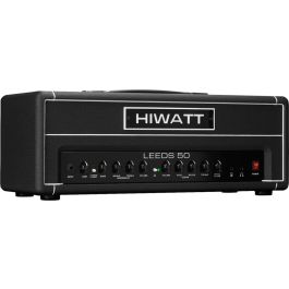 Hiwatt Cabezal Amplificador de Guitarra 50W Transistores con Reverberación, 2 Canales y Bucle de Efectos