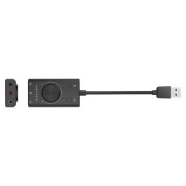 Terratec AUREON 5.1 USB | Tarjeta de Sonido Externa 5.1 Canales para PC, Relación Señal/Ruido 80 dB, Conexión USB, Salida de Línea, Entrada Micrófono