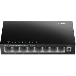 Cudy FS108 Switch No Administrado Fast Ethernet 10/100 Puertos RJ-45 Ethernet Negro Precio: 28.99000038. SKU: B1HLJ8QJEG