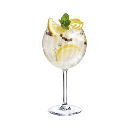 Chef & Sommelier Copas Vino Ballon Krysta Symetrie, Caja de 6 Vidrio Transparente 58 cL, Brillo Excepcional y Aptas Lavavajillas