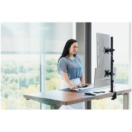 Kensington Brazo para Monitor, Soporte Vertical de Mesa para 2 Monitores TFT hasta 32 pulgadas, 9kg, Negro