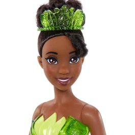 Mattel Hlw04 Muñeca Disney Princesa Tiana, inspirada en 'Tiana y el sapo', articulada, con ropa y accesorios (tiara y zapatos)