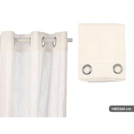 Giftdecor Cortina Blanca Rayas, 140x260 cm, 100% Poliéster (6 Unidades) Precio: 64.79000055. SKU: B16VES8H74
