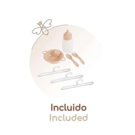 Decuevas Armario cambiador plegable con accesorios para muñecas de hasta 42 cm Decuevas Armario cambiador plegable con accesorios para muñecas de hasta 42 cm
