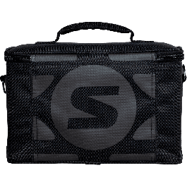 SBG Funda de Transporte Acolchada de Nylon 600D para 4 Micrófonos con Correa y Bolsillo Exterior - 33x21x15.25cm