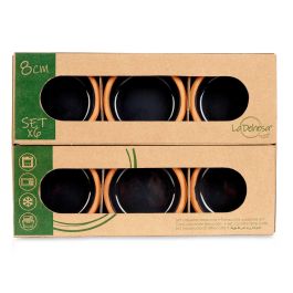 Set 6 Cazuelas Barro 8 Cm Color Negro La Dehesa (10 Unidades) Set 6 Cazuelas Barro 8 Cm Color Negro La Dehesa (10 Unidades)