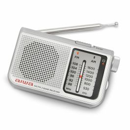Radio Portátil Aiwa RS55SL Blanco Plateado