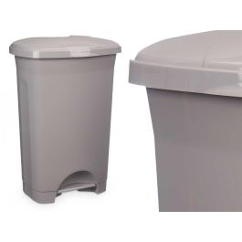 Papelera de pedal plástico 50L gris Arte Regal 43x64x33 cm (3 Unidades) Papelera de pedal plástico 50L gris Arte Regal 43x64x33 cm (3 Unidades)