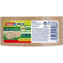 Cinta De Embalaje Tesa Papel Eco & Ultra Strong Rollo 25Mx50Mm Marron 36 unidades Precio: 142.49999995. SKU: B1993N5HHX