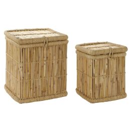 Cesta Balines DKD Home Decor Natural 46 x 55 x 46 cm Set de 2 Precio: 93.49999967. SKU: S3032586