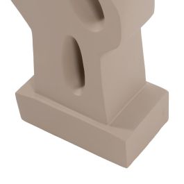 Lámpara Suelo Crema Resina Iluminación 33 X 33 X 126,50 cm