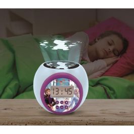 Lexibook Rl977Fz Reloj Despertador Infantil Proyector con Luz Nocturna de 3 Colores Frozen