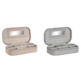 Joyero Tradicional DKD Home Decor Lila Gris 10 x 5 x 18.5 cm (2 Unidades) Joyero Tradicional DKD Home Decor Lila Gris 10 x 5 x 18.5 cm (2 Unidades)