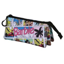 Karactermania Estuche Portatodo Triple Barbie Comic 23 x8 x11 cm con 3 Compartimentos