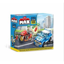 Construcción coche policía y moto 125 piezas 20 x 17 cm. Precio: 6.2436. SKU: B1CPRFMC6N