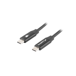Lanberg CA-CMCM-40CU-0018-BK Cable USB 2.0 de 1,8 m con Conectores USB C a USB C, Contactos Chapados en Oro, Color Negro Precio: 5.94999955. SKU: S5605920