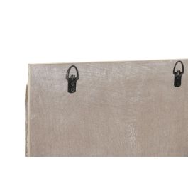 DKD Home Decor Mediterraneo Azul Blanco 4 Unidades 3 x 25 x 25 cm Decoracion Pared