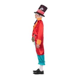 Disfraz sombrerero loco sombrero, cuello con pajarita, chaqueta con chaleco y pantalón talla m Disfraz sombrerero loco sombrero, cuello con pajarita, chaqueta con chaleco y pantalón talla m