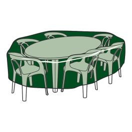 Altadex Funda protectora circular para mesa y sillas Ø120x90cm, polietileno 100g/m², impermeable y transpirable, verde Precio: 15.98999996. SKU: S7910273