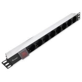EQUIP REGLETA ALIMENTACION ALUMINIO RACK 19" 1U 8 TOMAS CON INTERRUPTOR Precio: 41.50000041. SKU: B14EJ98VSL