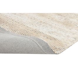 DKD Home Decor Alfombra Urban de Lana Viscosa Beige Antideslizante 230 x 160 cm 3400 gsm