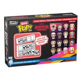 FUNKO Blister 4 figuras Bitty POP! Stranger Things Demogorgon con estuche acrílico - Incluye 1 figura misteriosa