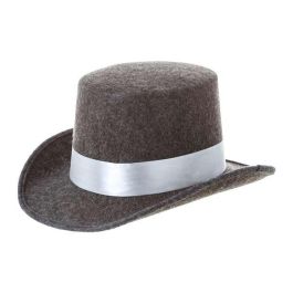 My Other Me Sombrero gris con cinta gris de 59 cm para disfraz o juego infantil, edad mínima 3 años