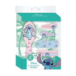 Cerdá Stitch Accesorios de Belleza, Set de 8 piezas, Color Rosa, para Niños +3 Años