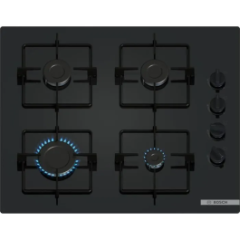 Bosch POP6B6K30 Placa de gas Serie 2, 4 quemadores, Negro, 52 x 59 x 5,4 cm Precio: 215.59000034. SKU: B1BSQ8EMYR