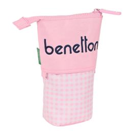Estuche Cubilete Benetton Vichy Rosa (8 x 19 x 6 cm) Estuche Cubilete Benetton Vichy Rosa (8 x 19 x 6 cm)