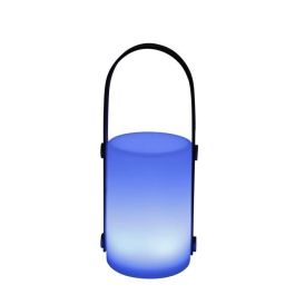 Galix Linterna Portátil Recargable USB | 4 LED WRGB (Blanco, Rojo, Verde, Azul) | Material Bambú y Plástico | Batería 1500 mAh