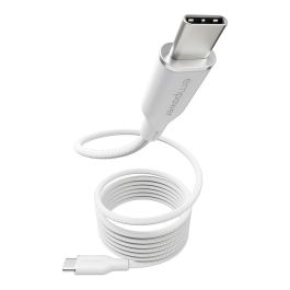 PanzerGlass empower Magnetic Cable USB-C to USB-C 240W, USB 2.0, 1.5m, Color Blanco Plateado, 1 Unidad Precio: 24.0306. SKU: B1DD3QKP6P