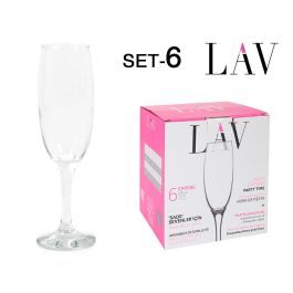 Lav Set 6 Copas Cava 220 cc Empire (4 Cajas) Precio: 29.88999959. SKU: B1FZZXPW4Z