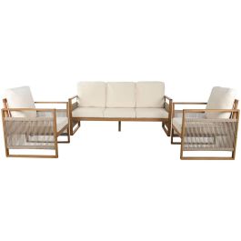 Sofa Terraza Y Jardin DKD Home Decor Marron Blanco 72 x 80 x 182 cm Set de 4 Precio: 1083.49999945. SKU: B18HA35LJA