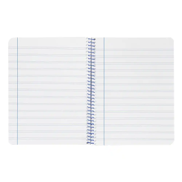 Liderpapel Wonder Cuaderno Espiral A4 Tapa Plástico 80 Hojas 90gr Pauta Estrecha 2,5mm Margen Rojo