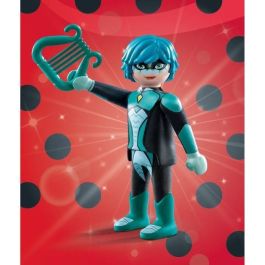 Playmobil 71868 Miraculous Viperion Figura de Acción Luka Couffiane con Arpa y Escudo